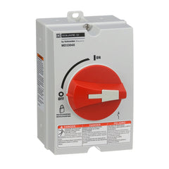 SCHNEIDER ELECTRIC Schneider Electric MD3304X Motor Disconnect Switch 30 Amp 600 VAC 3-Pole NEMA 1, 3, 3R, 4, 4X and 12 Enclosure