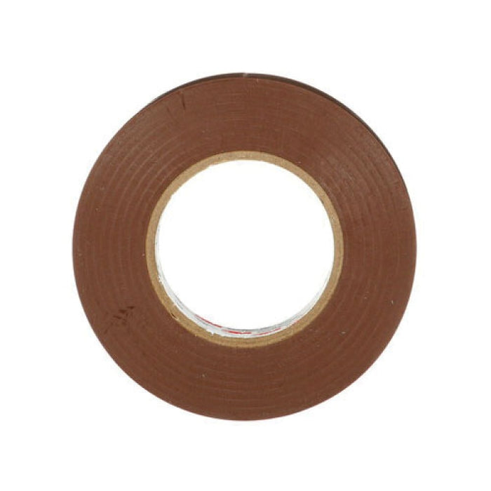 3M 3M 165BR4A 3/4 x 60ft Temflex Vinyl Electrical Tape Brown