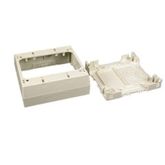 LEGRAND Wiremold 2348-2-WH Nonmetallic Deep Device Box 2G Each