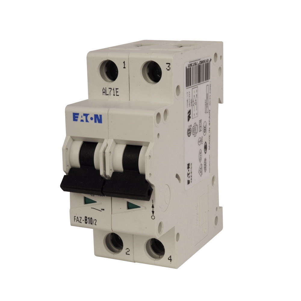 EATON Eaton FAZ-C5/2-NA FAZ-NA UL 489 MCB 2 5A 14 kAIC