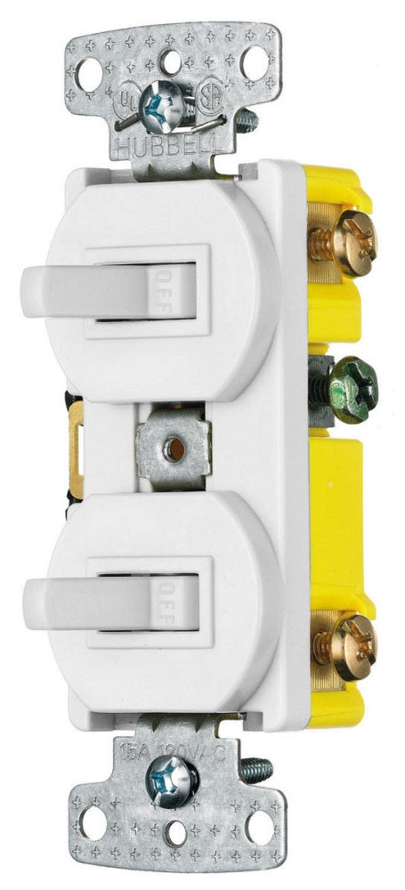 HUBBELL RC103W TOGGLE SWITCHES