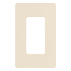 LUTRON Lutron CW-1-LA Claro Wallplate 1-Gang Light Almond
