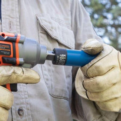 KLEIN TOOLS Klein Tools 66030 2-in-1 Coated Impact Socket 12-Point (3/4 x 9/16)