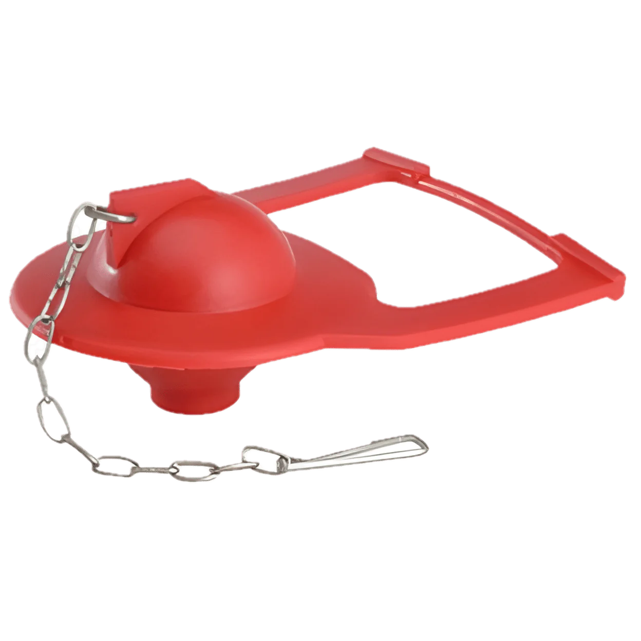 LAVELLE INDUSTRIES Lavelle Industries 2011BP Korky 2 Inch Hinge Flapper with Stainless Steel Chain For Kohler Hinge-style, Red