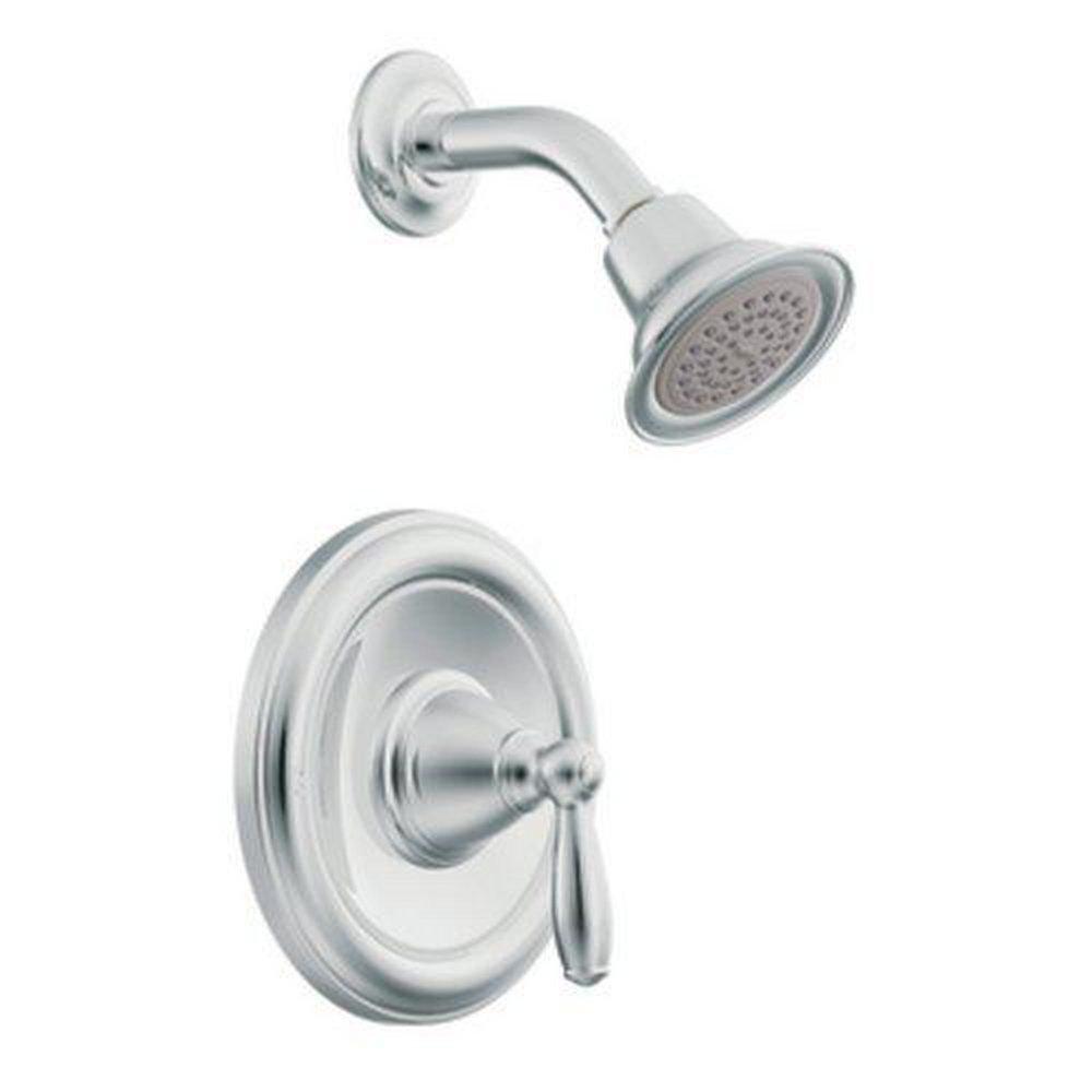 MOEN Moen T62152 Brantford One Handle Single Function Shower Faucet in Chrome (Trim Only)