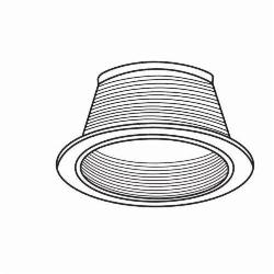ACUITY BRANDS Acuity Brands V3024WWH V3024 WWH WHITE BAFFLE VALUE T