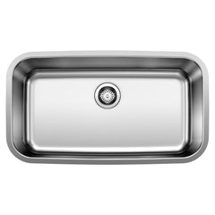 BLANCO BLANCO 441024 Stellar Super Single Bowl Kitchen Sink 28 x 18 in No Holes