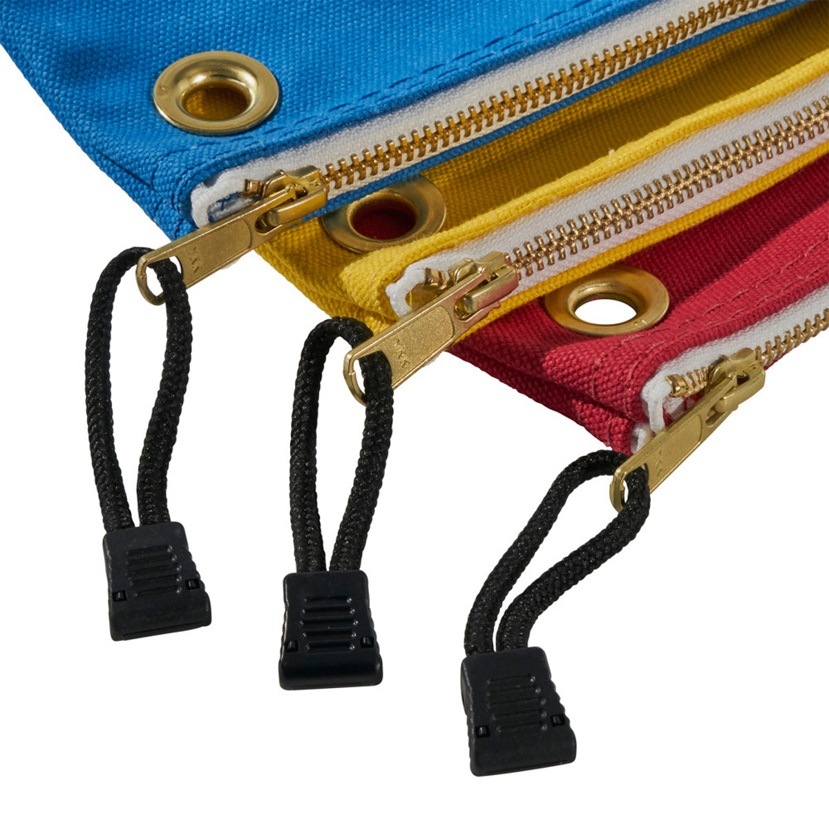 KLEIN TOOLS Klein 5539CPAK Assorted Canvas Zipper Bags, 10 inches x 3-1/2 inches x 8 inches