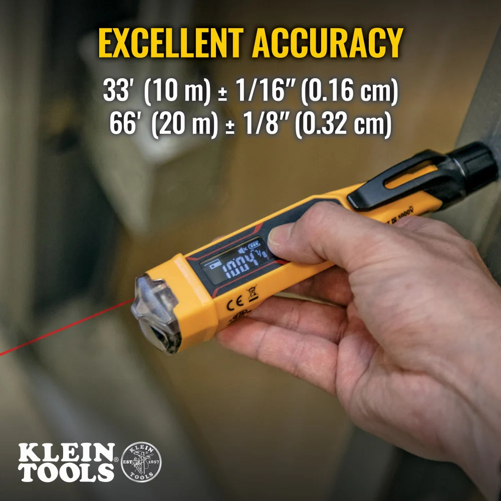 KLEIN TOOLS Klein Tools NCVT-6 Non-Contact Voltage Tester with Laser Distance Meter