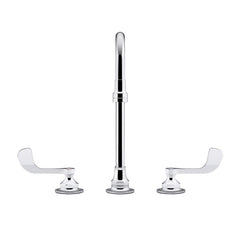 Kohler K-800T70-5ANA-CP Triton Bowe 0.5 gpm 1/2 inch Compression 2 Wrist Blade Lever Handle Widespread Bathroom Sink Faucet