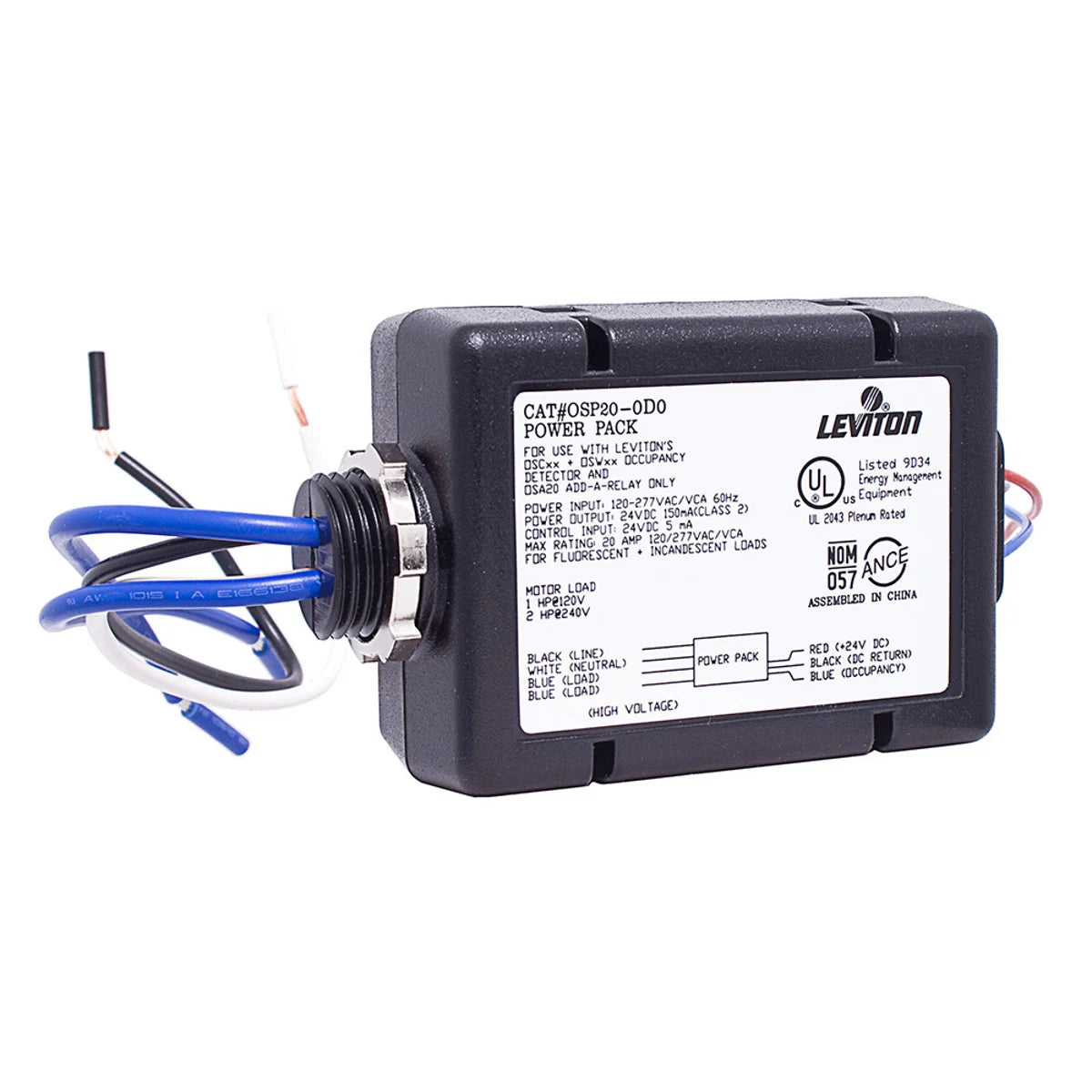 LEVITON Leviton OSP20-DA0 Power Pack 120-277V USA