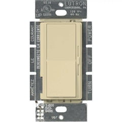 LUTRON Lutron DVFSQ-F-IV Diva 3-Speed Fan Control 1.5A Single-Pole/3-Way Ivory