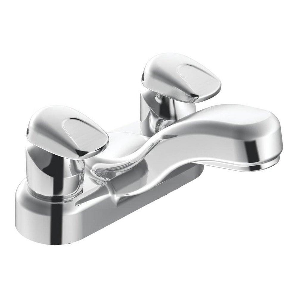 MOEN Moen 8886 M-Press Two Handle Centerset Metering Bathroom Sink Faucet 0.5 GPM
