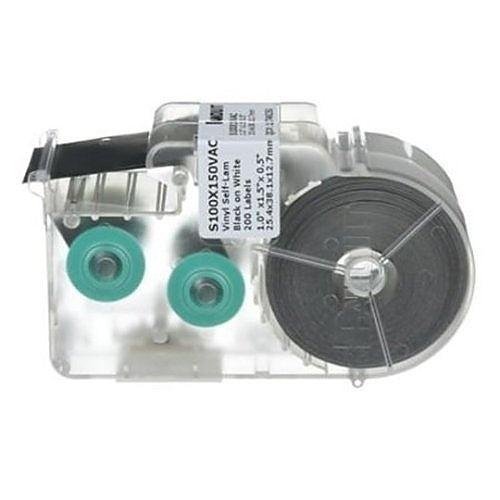 PANDUIT Panduit S100X150VAC P1 1.5 1 Thermal Transfer Self-Laminating Vinyl Label 200-Pack White