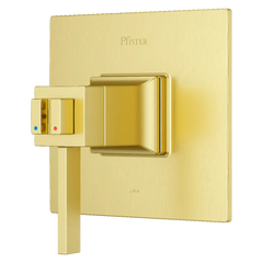 PFISTER Pfister R89-VRVBG Verve Thermostatic Mixing Valve Trim less Handle, Brushed Gold