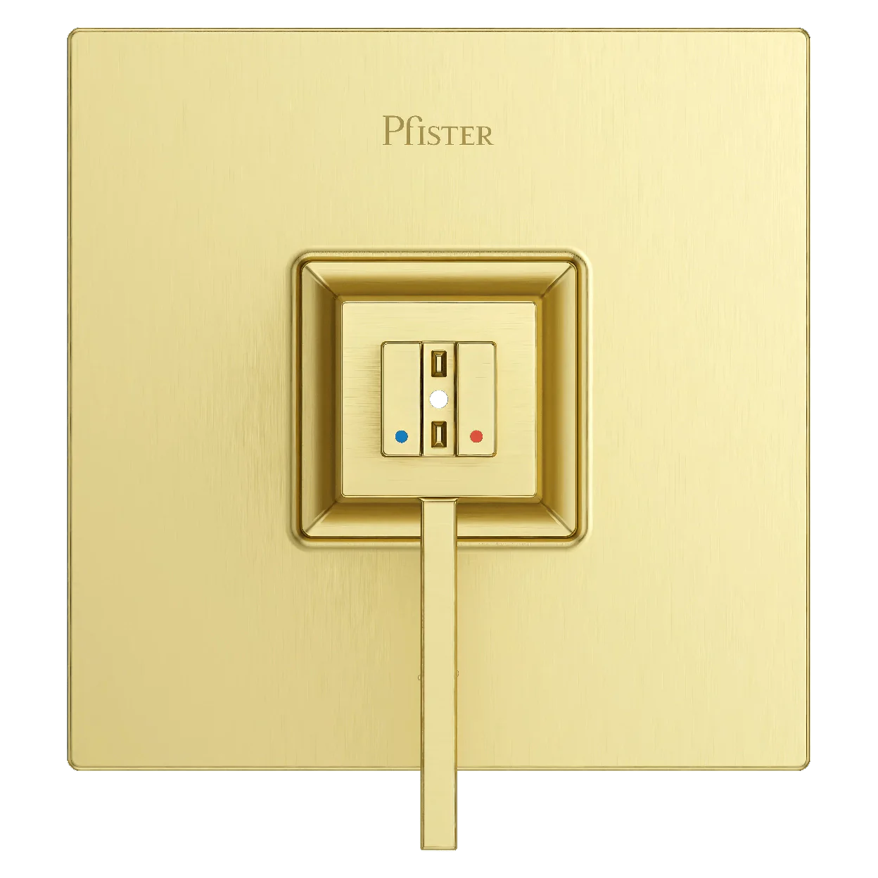 PFISTER Pfister R89-VRVBG Verve Thermostatic Mixing Valve Trim less Handle, Brushed Gold