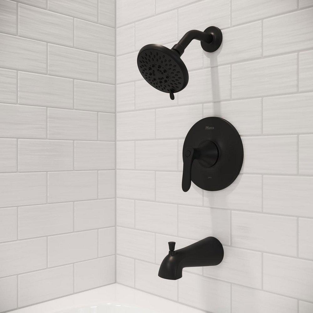 PFISTER Pfister LG89-8WRB Weller Single Handle Multi Function Bathtub & Shower Faucet 1.8 gpm