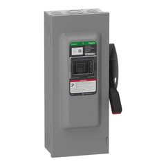 SCHNEIDER ELECTRIC Square D VH363N Safety Switch, Heavy Duty, Fused, Viewing Window, Type 1, 600V, 100A, 3 Pole, Neutral Installed
