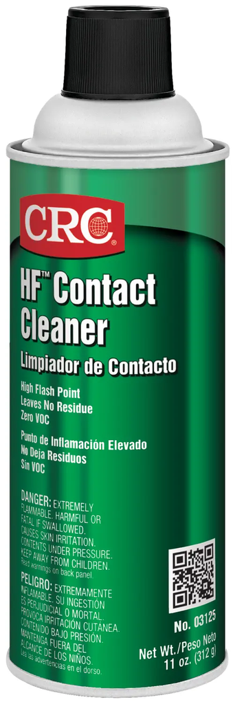CRC INDUSTRIES CRC Industries 03125 HF Contact Cleaner, 11 Wt. Oz. - Replacement MPN 03125