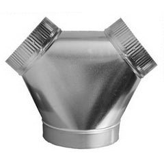 Gray Metal South 8X6X6-307 8 in. x 6 in. x 6 in. 26 ga Galvanized Steel Branch Wye