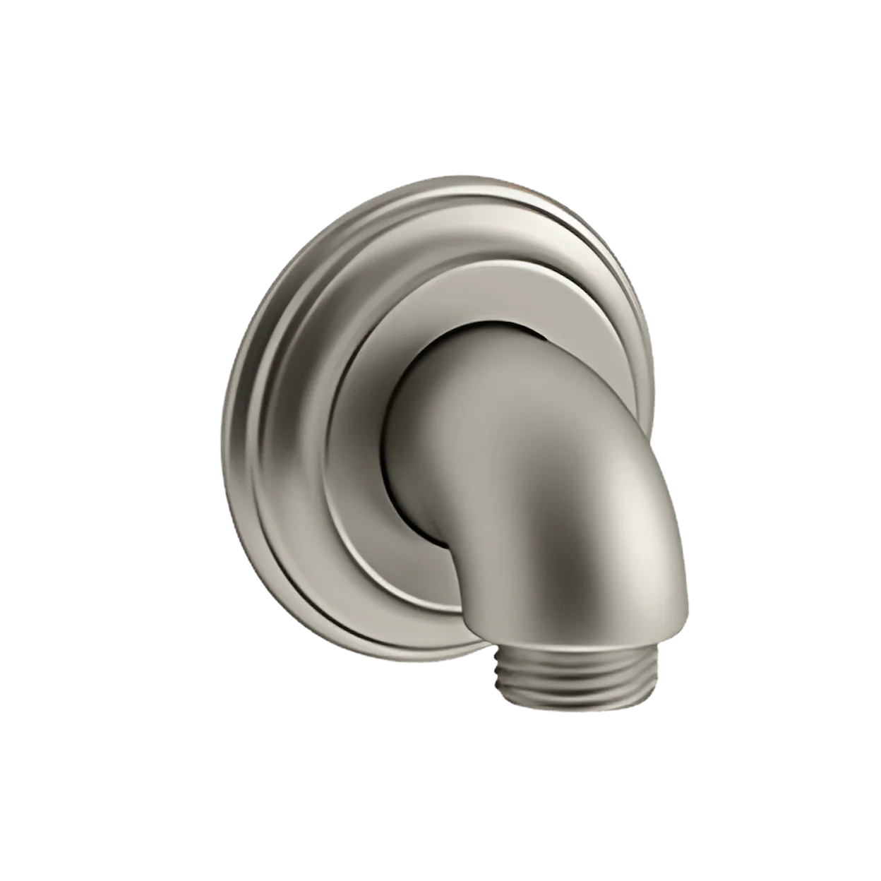 KOHLER Kohler K-22173-BN Bancroft Brass 1/2 inch NPT Wall Supply Elbow, Vibrant Brushed Nickel