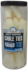 THOMAS & BETTS Thomas Betts 90650-I Cable Tie Assortment 4-11 Inch 650pc
