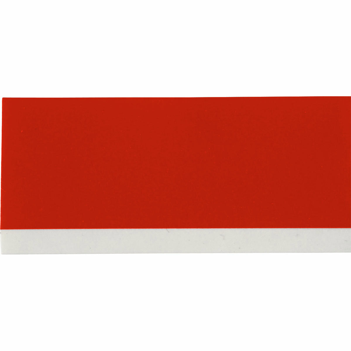 BRADY Brady M21-750-595-RD Label Vinyl 0.75in x 21ft WT/RD