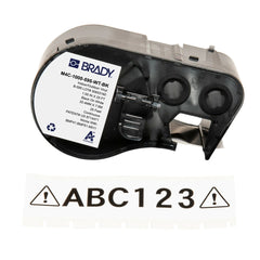 BRADY M4C-1000-595-WT-BK VINYL TAPE