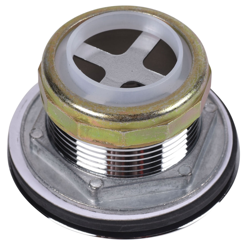 DEARBORN Dearborn Brass 774 Duplex Sink Strainer with Flat Grid and Rubber Stopper