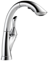 DELTA FAUCET Delta Faucet 4153-DST Linden Single Handle Pull-Out Kitchen Faucet