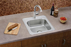 ELKAY Elkay CR17213 Celebrity Stainless Steel 17 x 21-1/4 x 6-7/8, 3-Hole Single Bowl Drop-In Sink