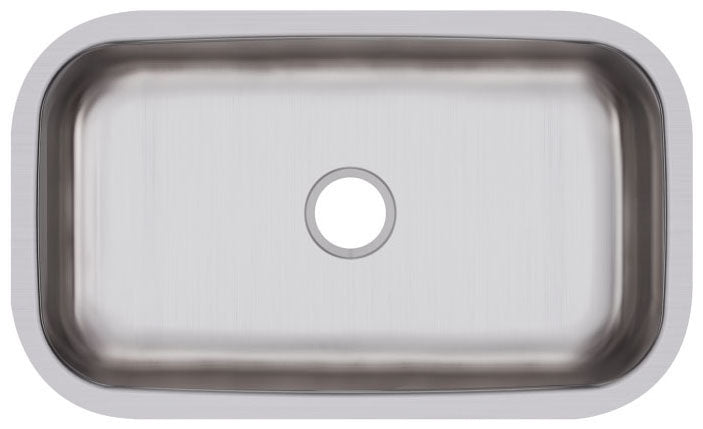ELKAY Elkay DXUH2816 Dayton Stainless Steel 30-1/2 x 18-1/4 x 8 Single Bowl Undermount Sink