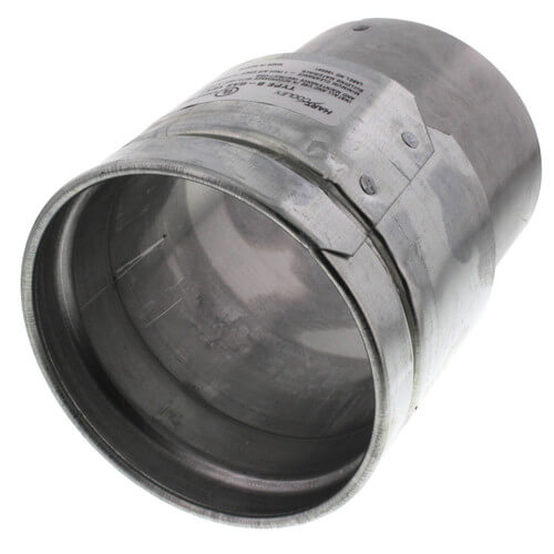 HART & COOLEY Hart & Cooley 16116 B-Vent Draft Hood Connector 4 Dia x 6 Gas Round 4RDH