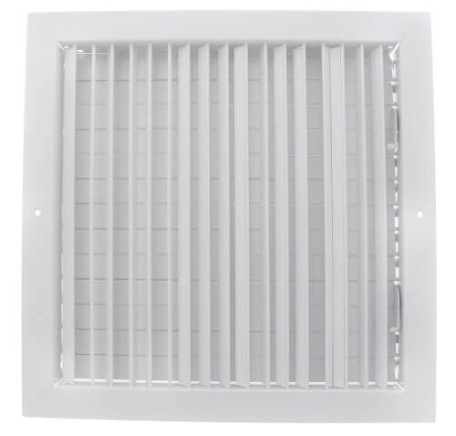 HART & COOLEY Hart & Cooley 75014 Register 12 x 10 White Steel Vertical Blades Adjustable