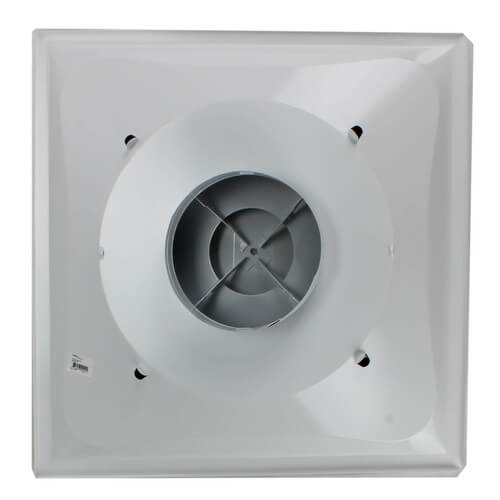 HART & COOLEY Hart & Cooley 50510 Diffuser 8 x 8 4W White Steel Adjustable Damper Fixed Comm FPD3