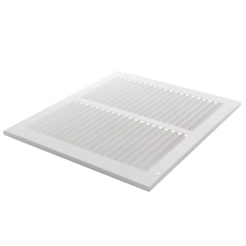 HART & COOLEY Hart & Cooley 43317 Return Air Grille 12 x 8 White Steel 1/2 Fin Spacing