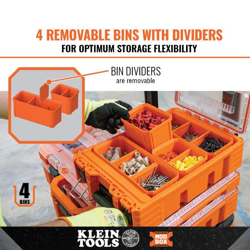KLEIN TOOLS Klein Tools 54808MB MODbox Tall Component Box Half Width Replacement MPN