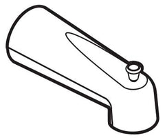 MOEN Moen 3853 Tub Spout Diverter Chrome 1/2 Slip Fit