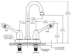 MOEN Moen 8938 Two-Handle Pantry Faucet in Chrome