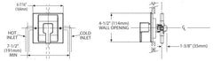 MOEN Moen TS2711 90 Degree Posi-Temp Single Handle Valve Trim in Chrome