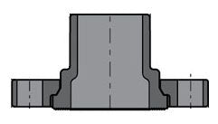 SPEARS Spears 856-040 P804FSPG 4 PVC80 Spigot Flange