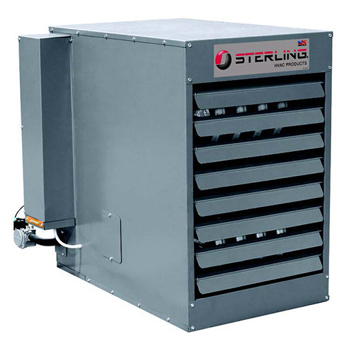 STERLING HVAC Sterling XF125A1NS1110 Unit Heater 125 MBH NG Aluminum Heat Exchanger Tubular
