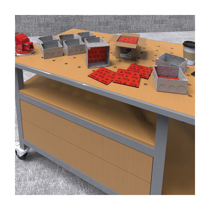 SPECIFIED TECHNOLOGIES Specified Technologies EP44 Spec Tech Electrical Box Insert 3 3/4 X 3 3/4 X 1/8 PAD