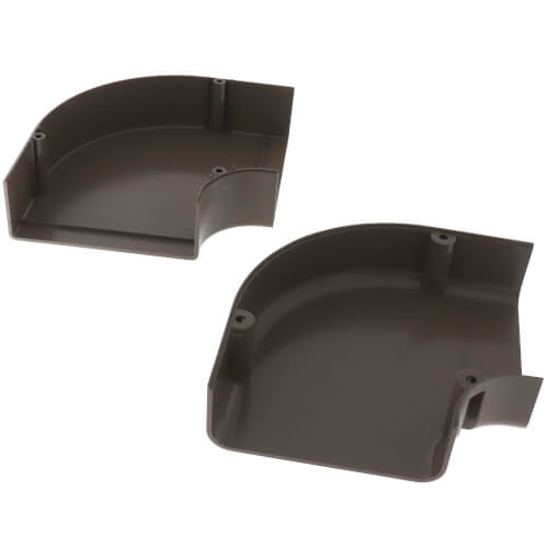 DIVERSITECH DiversiTech 230-FB4B 4 SpeediChannel 90-Degree Flat Bend Brown