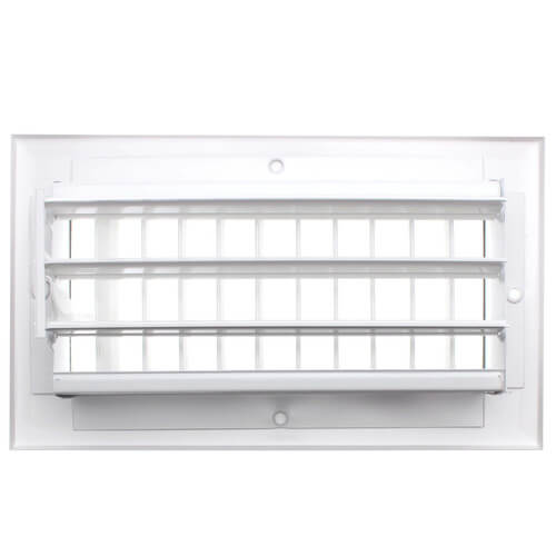 HART & COOLEY Hart & Cooley 22442 8 x 4 White Sidewall/Ceiling Register (A618MS Series)