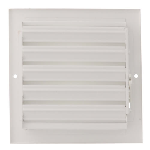 HART & COOLEY Hart & Cooley 10811 6 x 6 White Sidewall/Ceiling Register (661 Series)