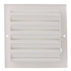Hart & Cooley 10811 6 x 6 White Sidewall/Ceiling Register (661 Series)
