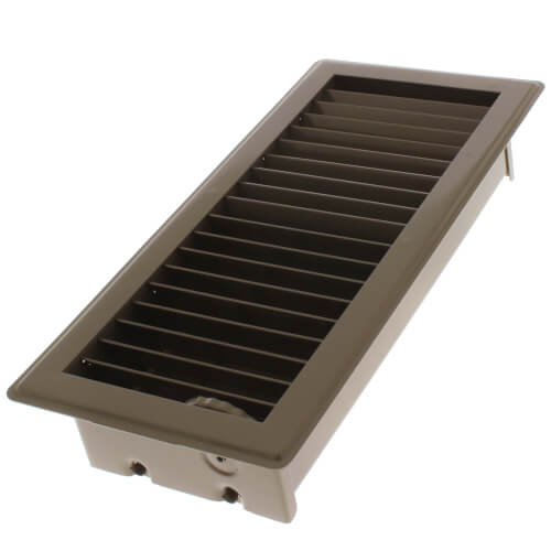 HART & COOLEY Hart & Cooley 10692 4 x 10 (Wall Opening Size) Golden Sand Deluxe Floor Diffuser