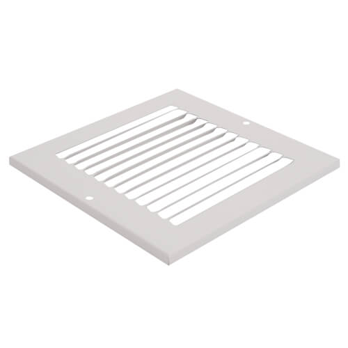 HART & COOLEY Hart & Cooley 43301 6 x 6 White Sidewall/Ceiling Return Air Grille (672 Series)