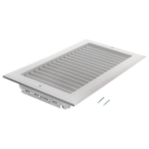 HART & COOLEY Hart & Cooley 22452 12 x 6 Wall Opening Size White Sidewall Ceiling Register A618MS Series